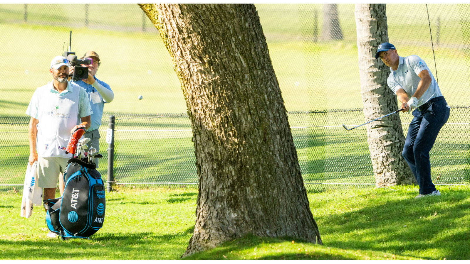 Outstanding chirp made on NBC as Jordan Spieth toiled with THIS hole
